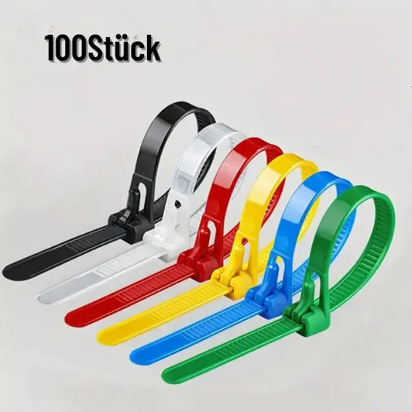 Wiederverwendbare Kabelbinder Draht-Organisator aus Nylon