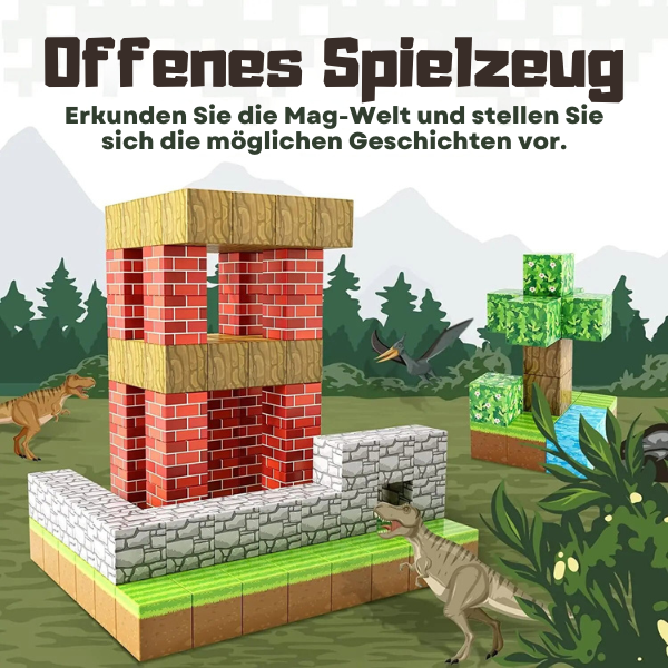 Magnetische Bauklötze Set Brain Builder Lernspielzeug Berif.de