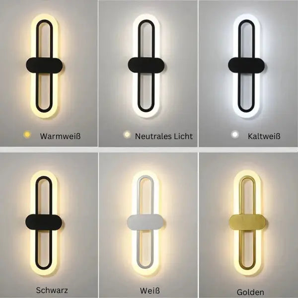 Moderne Wandleuchte Ideal für Wohnräume und Gänge