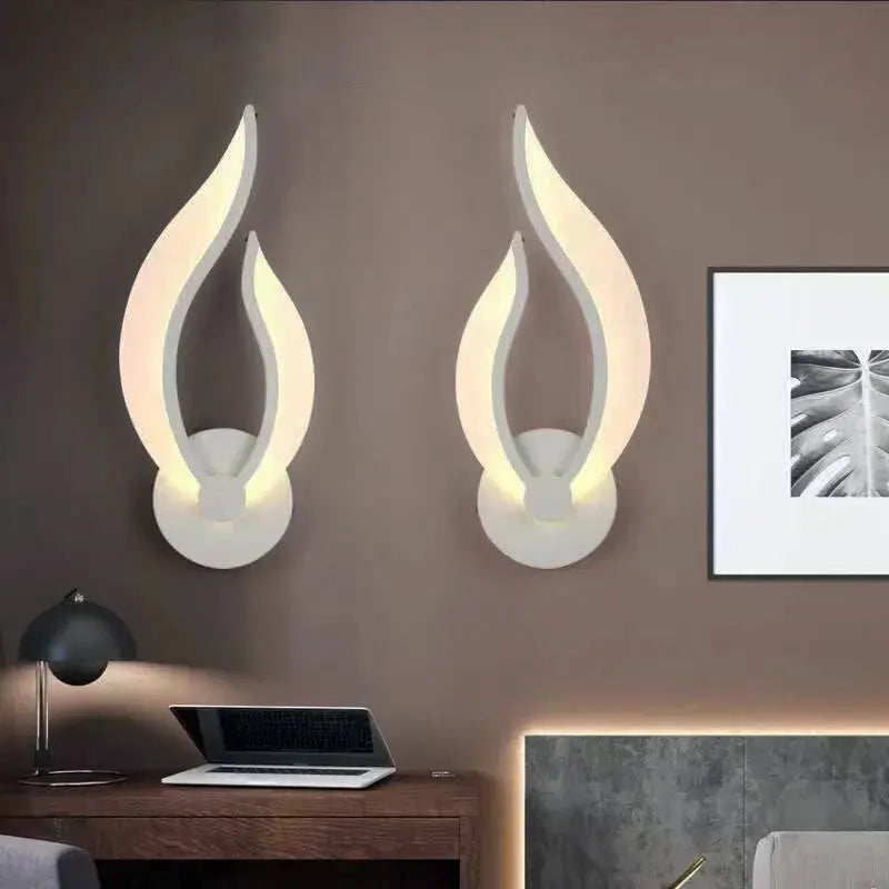 Flame LED-Wandleuchte Moderne minimalistische stilvolle Beleuchtung
