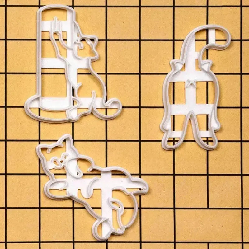 Niedliche Katze Keksform DIY Backen Dekorationswerkzeug Berif.de