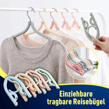 Einziehbarer Kleiderbügel™ Tragbare und platzsparende Lösung