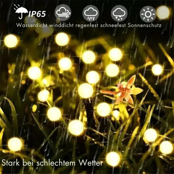 Solar-Glühwürmchen-Leuchten™ Wetterfest und einfach zu installieren