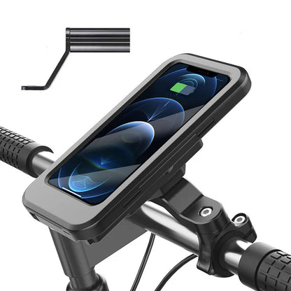 Motorrad-Telefonhalterung™ Mit wasserdichter und verstellbarer Tasche