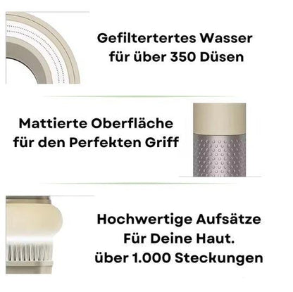 Multifunktionaler Duschkopf™ Mit integriertem Exfoliator und Bürste