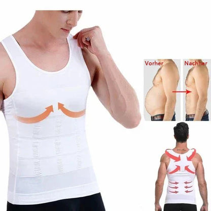 1+1 Gratis! Figurformendes Tank-Top™ Schlankheits-Unterhemd für Männer