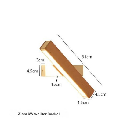 Nordische Holz-Wandleuchte™ Verstellbares Holzlicht