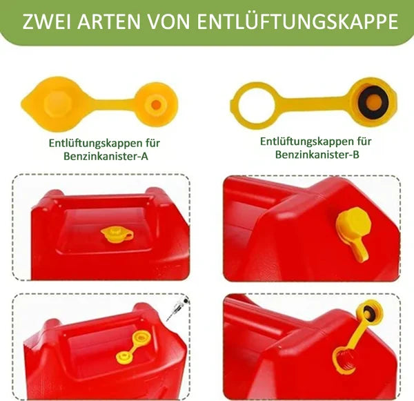 Flexibler Gasdosenstutzen™ Biegsame Rohrgewindekappe