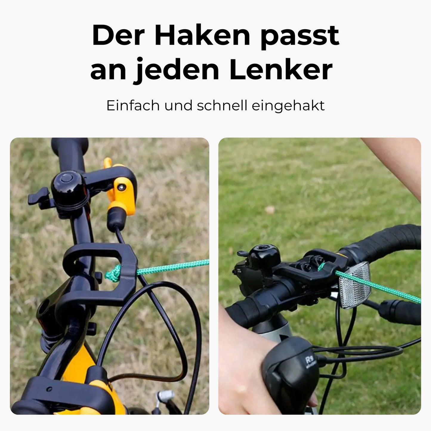 Fahrrad-Abschleppseil™ Einziehbare Zugvorrichtung