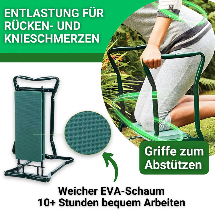 Garten Kniereiter Hocker™ Multi-Taschen-Werkzeug-Organizer