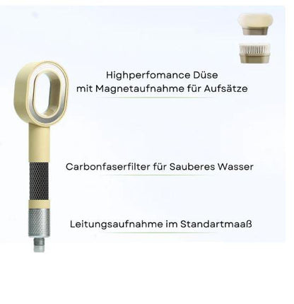 Multifunktionaler Duschkopf™ Mit integriertem Exfoliator und Bürste