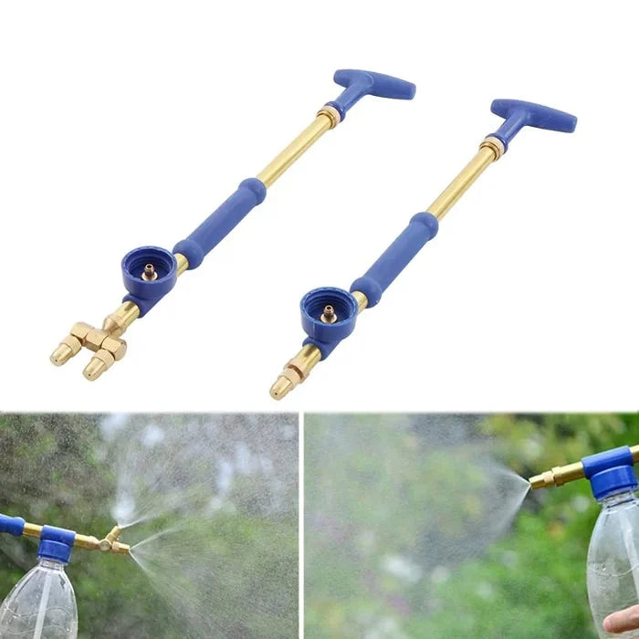 Pneumatische Doppelkopfspritze™ Manueller Garten-Sprinkler