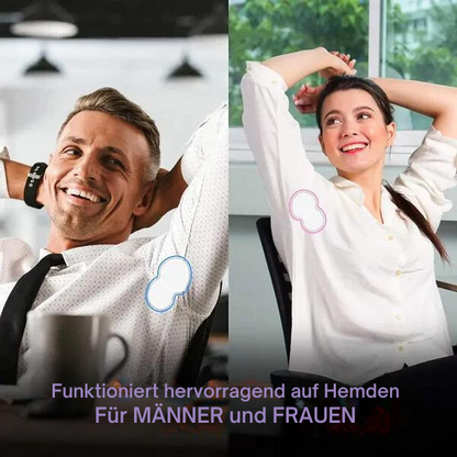 Für immer frisch Achselprotektoren™ Bleiben Sie frisch, bleiben Sie selbstbewusst!