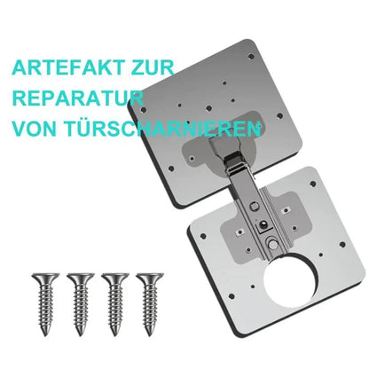 1+1 Gratis! Schrankscharnier-Reparaturplatte™ Türverstärkung aus Edelstahl