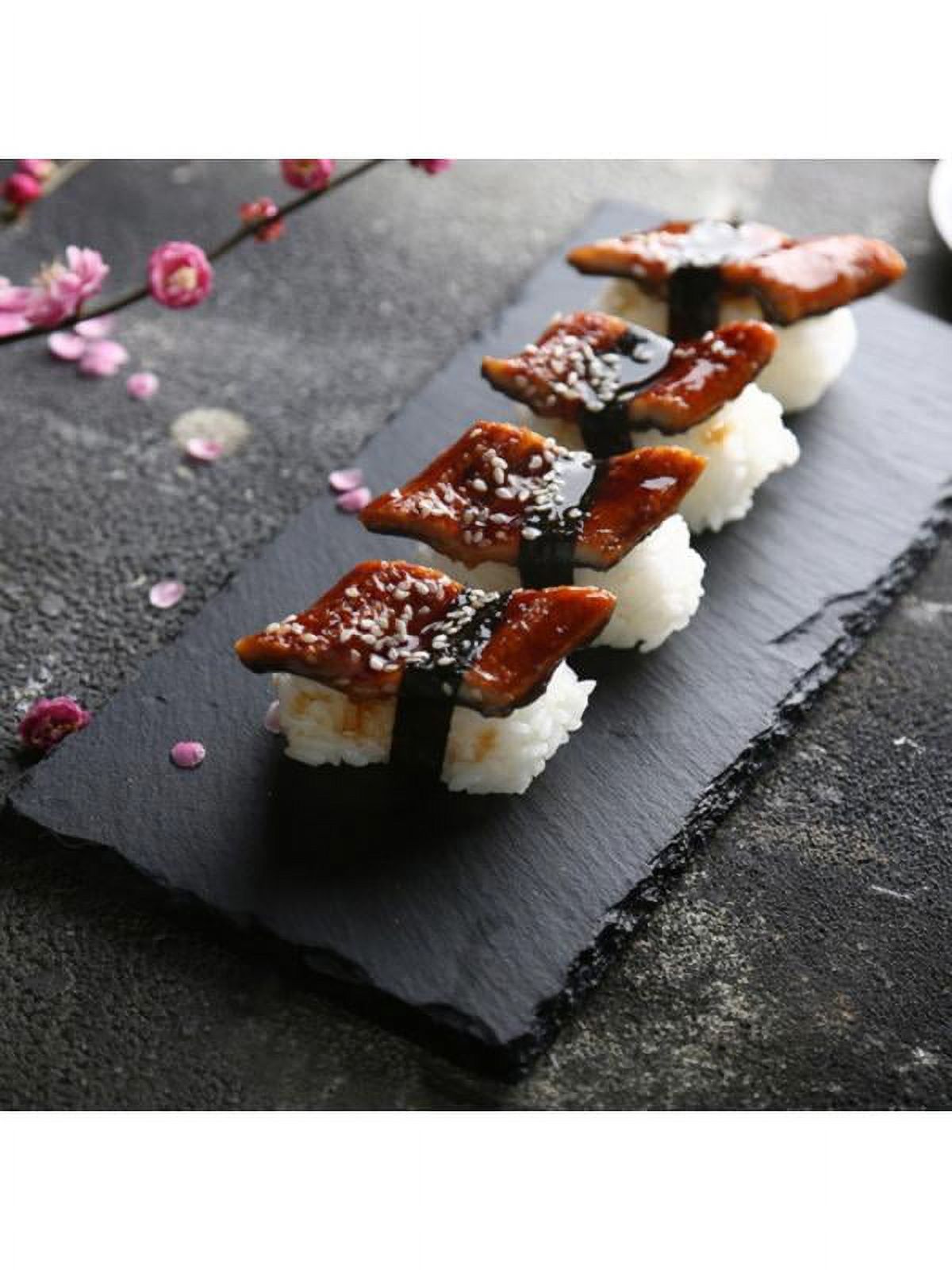 Schwarze Schiefertafel Steinteller für Lebensmittelauslagen Berif.de