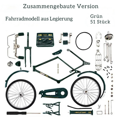 Retro-Mini-Fahrradmodell™ Klein in der Größe, groß im Detail!