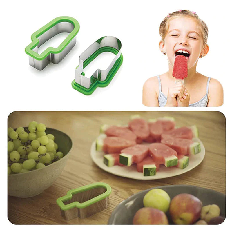 Edelstahl Wassermelonenschneider™ Nettes Eis am Stiel-Design