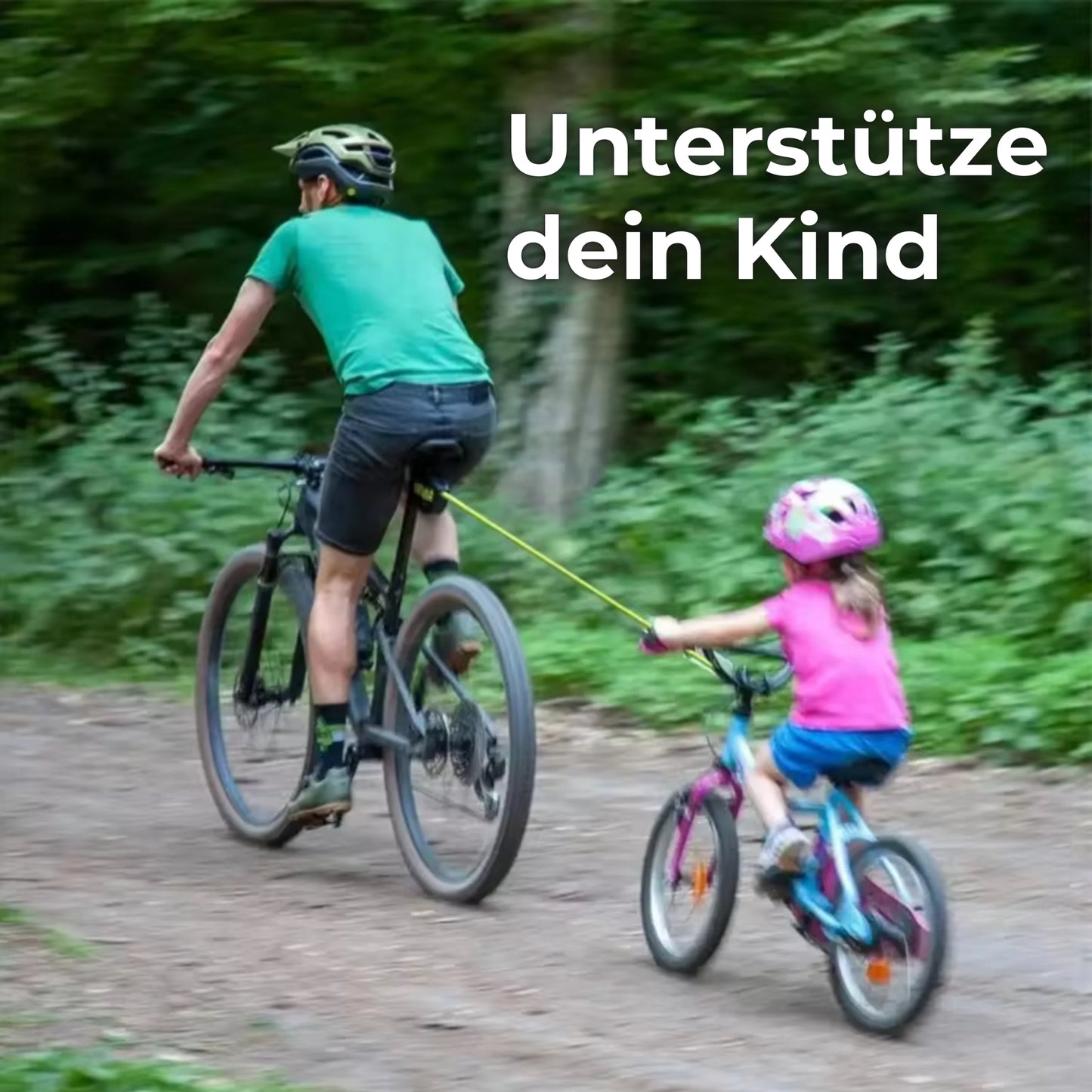 Fahrrad-Abschleppseil™ Einziehbare Zugvorrichtung