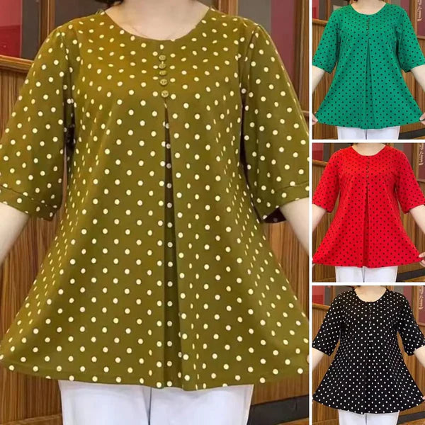 Bluse mit Polka-Dot-Print™ Zeitlos und lässig!