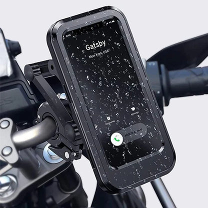 Motorrad-Telefonhalterung™ Mit wasserdichter und verstellbarer Tasche