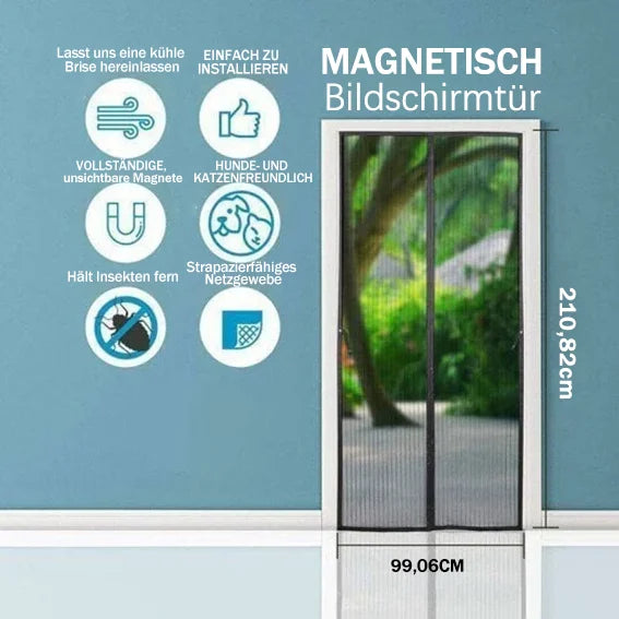 Magnetisches Moskitonetz™ Schnappverschluss Türgitter