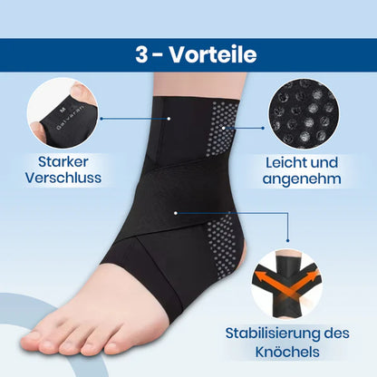 Knöchel-Stabilisator-Bandage™ Dehnungs-Kompressions-Stütze