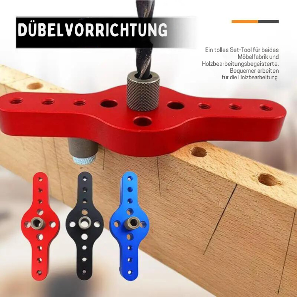 Dübellehre für die Holzbearbeitung™ Selbstzentrierende Locherführung