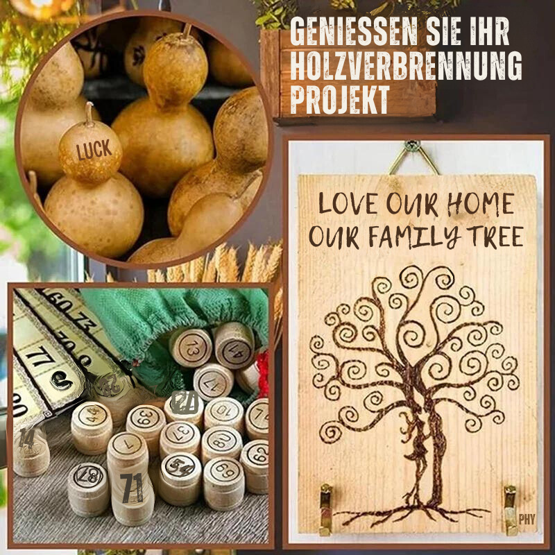 Holzschnitz-Brennset™ Handwerkskunst entfesselt!