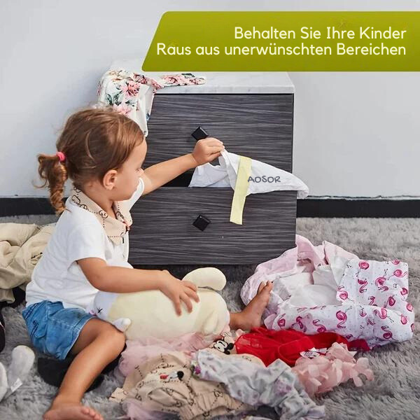 Kindersicherung für Schubladen™ Stressfrei leben!