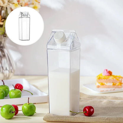 Milchkarton Wasserflasche™ Transparenter Getränkebehälter