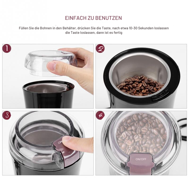 Gewürz & Kaffee Masters™ Entfesseln Sie Frische in jedem Mahlgrad