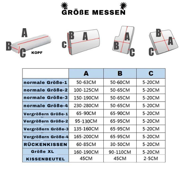 Sofa Sitzkissenbezug™ Abnehmbar und waschbar