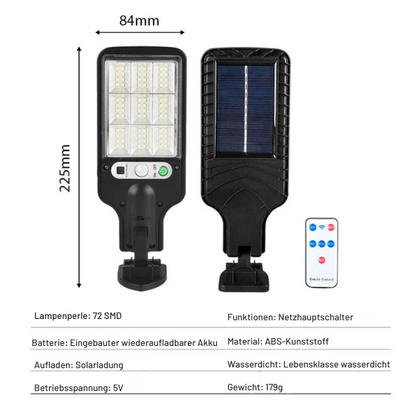 Solar-Straßenlaternen™ Wasserdicht mit Bewegungssensor