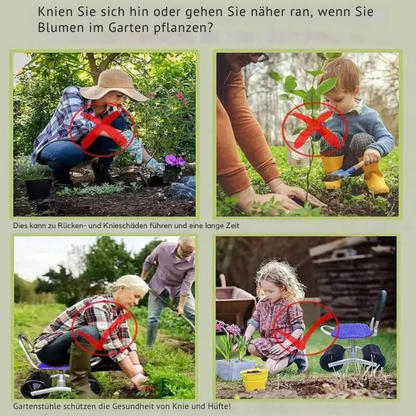 Gartenbauwagen Stuhl™ Verstellbarer Pflanzensitz