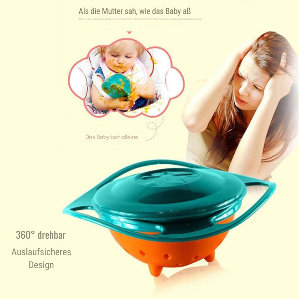 Baby-Gyro-Schale™ Auslaufsichere Fütterung