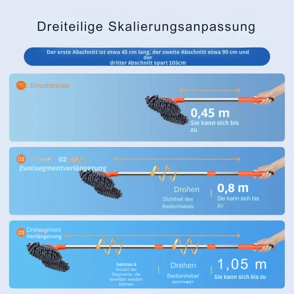 Doppelbürsten-Automop™ Rotationskopf-Reiniger