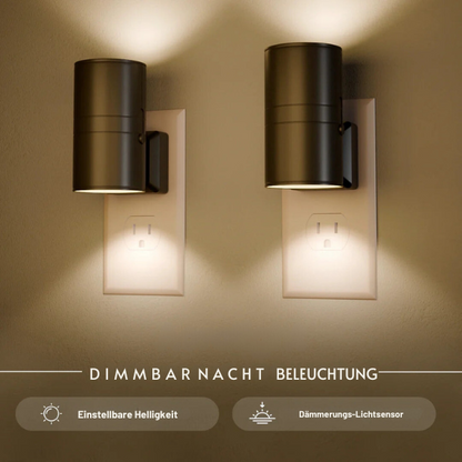 Steckbares Nachtlicht™ Dimmbare LED-Wandleuchte