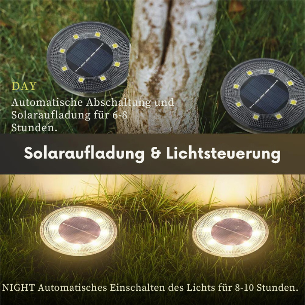 Solar LED Bodenleuchte™ IP68 Wasserdichte Weg- und Terrassenbeleuchtung