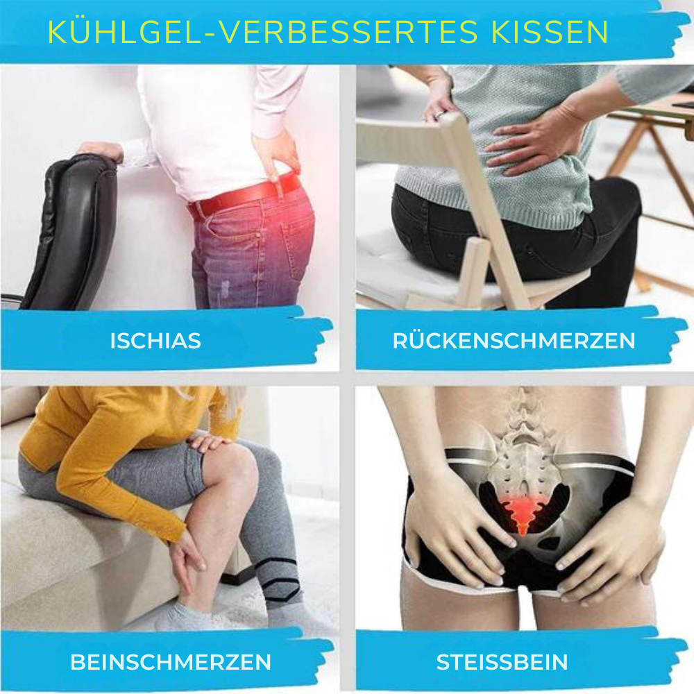 Memory Foam Seat Cushion™ Länger sitzen, besser fühlen!