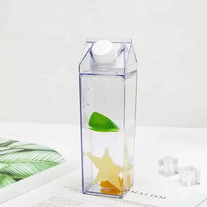 Milchkarton Wasserflasche™ Transparenter Getränkebehälter