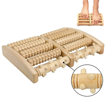 Hölzerne Fußmassagerolle™ Schmerzlinderung bei Plantarfasziitis