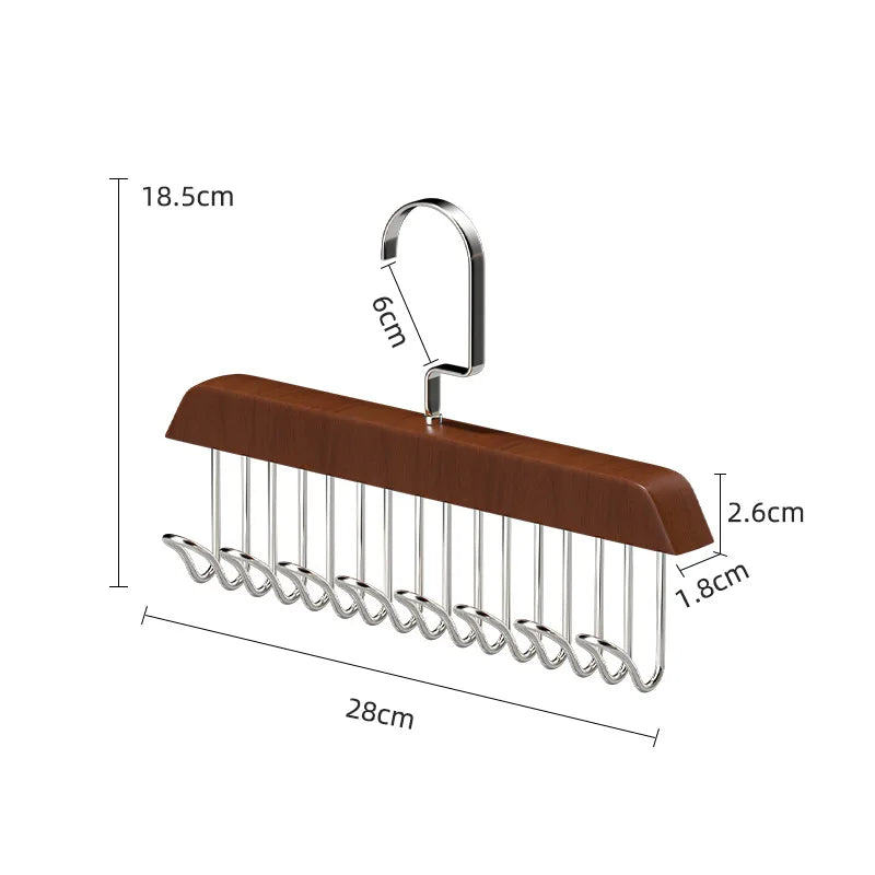 1+1 Gratis! Mehrfachhaken-Aufhänger™ Platzsparendes Holzregal Schrankorganisator