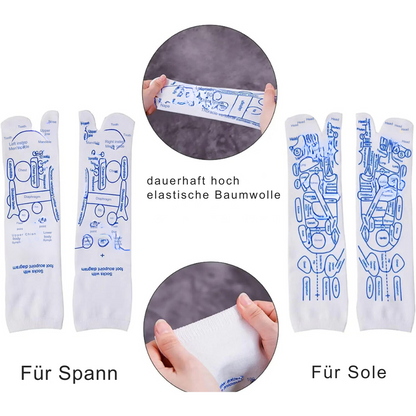 Reflexzonensocken mit Massagegerät™ Lösung zur Linderung von Fußschmerzen!