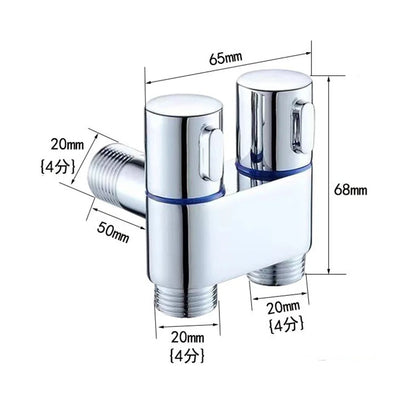 Zweiventil-Wasserhahnumsteller™ Für Badezimmer Toilette Bidet Sprayer