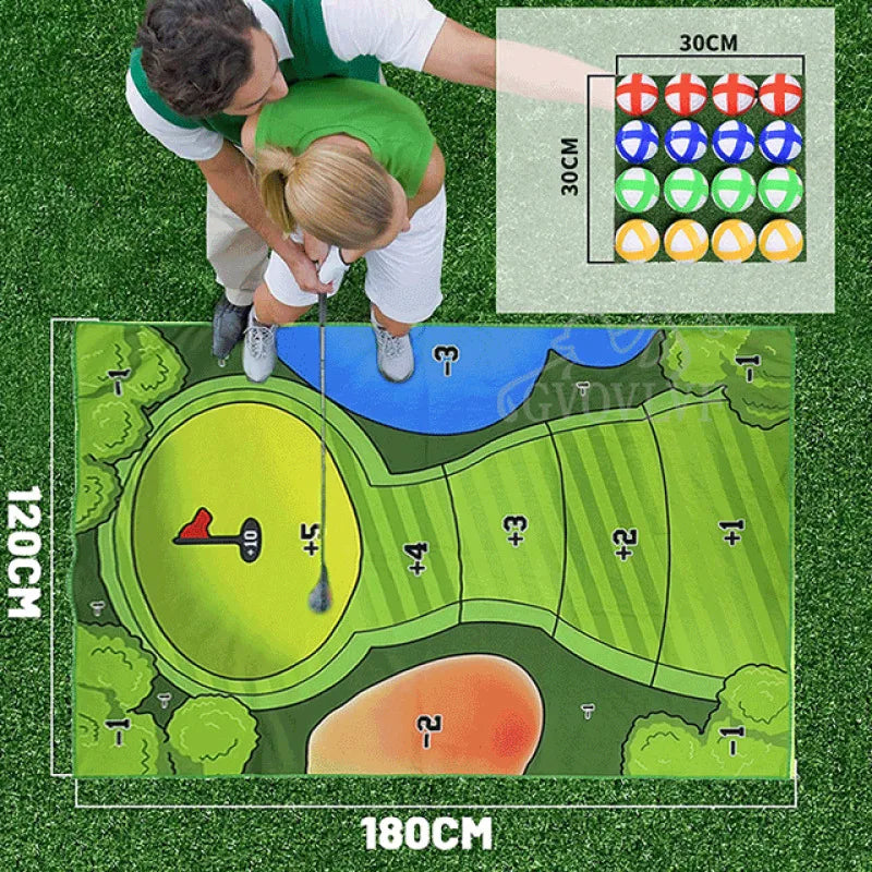 Golf-Spielset™ Klebrige Zielmattenoberfläche