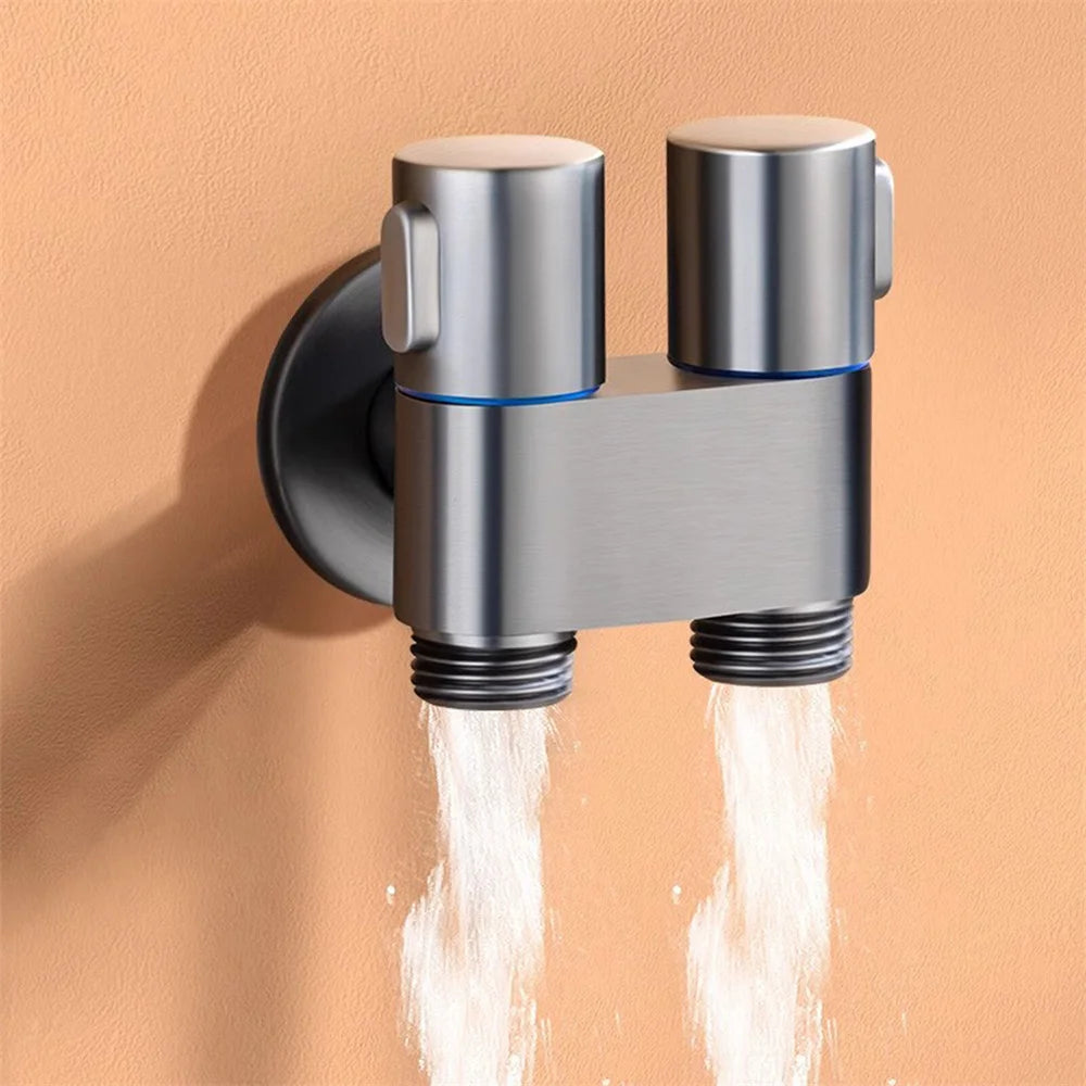 Zweiventil-Wasserhahnumsteller™ Für Badezimmer Toilette Bidet Sprayer