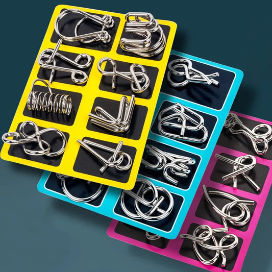 Geometrisches Metallpuzzle Gehirngerechtes Spielzeug Berif.de