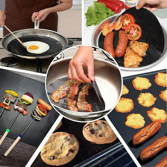 Antihaft-Grillmatte™ Wiederverwendbare BBQ-Teflonfolie