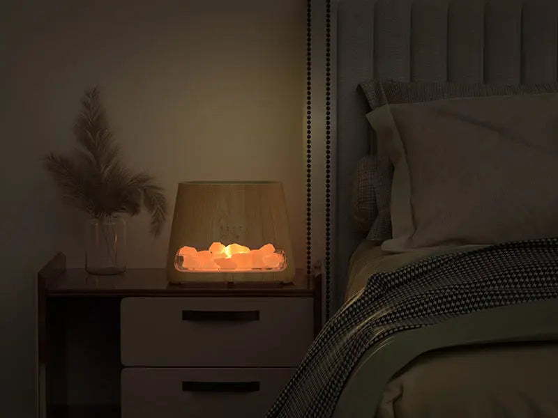 Himalaya-Salzlampe Diffusor Ätherisches Öl Luftbefeuchter
