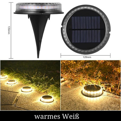 Solar-Bodenleuchten™ Wasserdichte LED-Scheibe